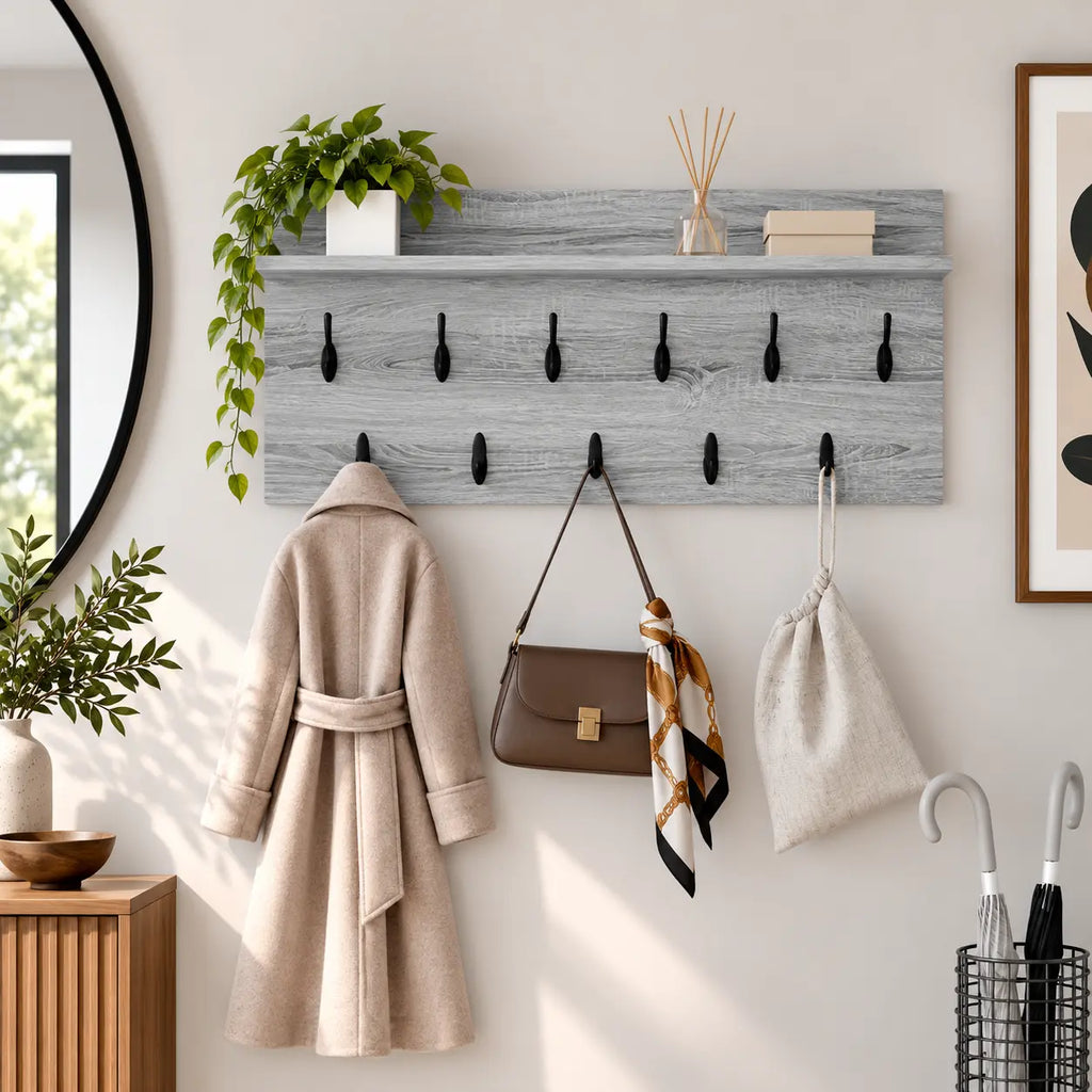 Porte-Manteau Mural Bois