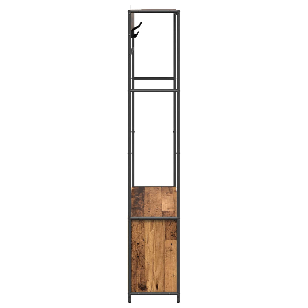 Porte-Manteau avec Banc à Chaussures