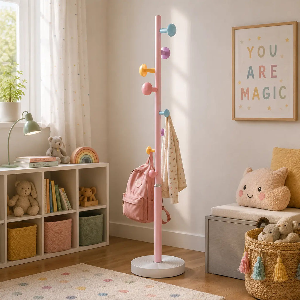 Porte-Manteau sur Pied Enfant Coloré