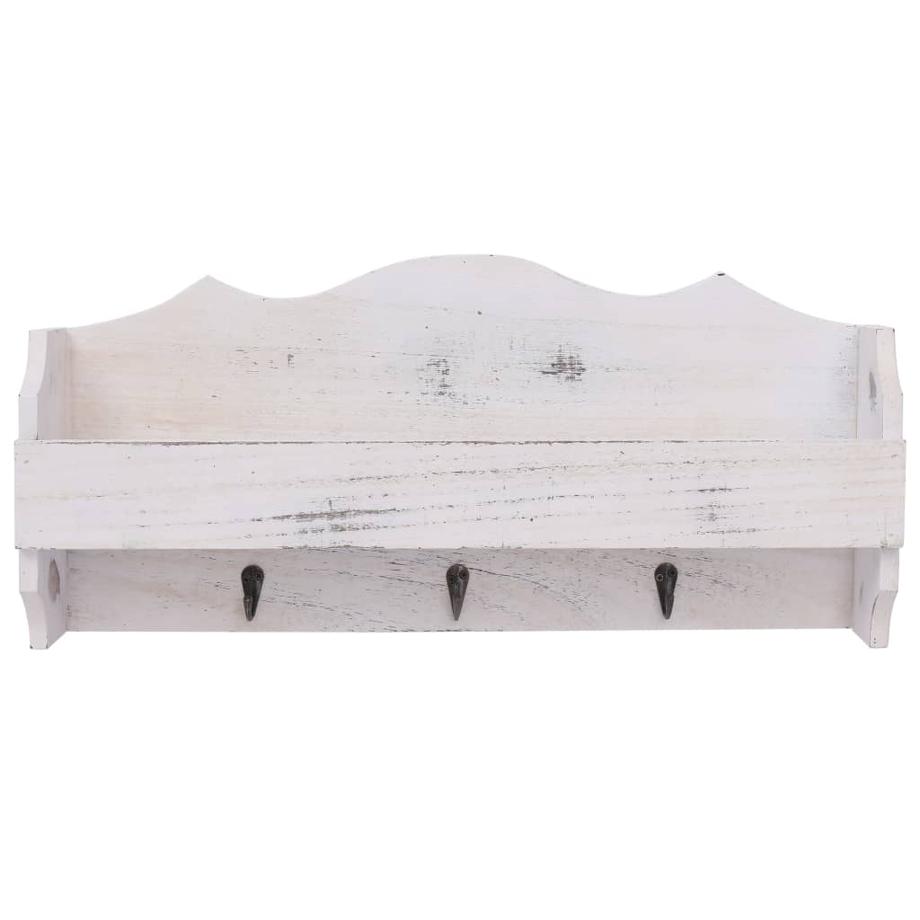 Porte-Manteau Mural Bois Blanc