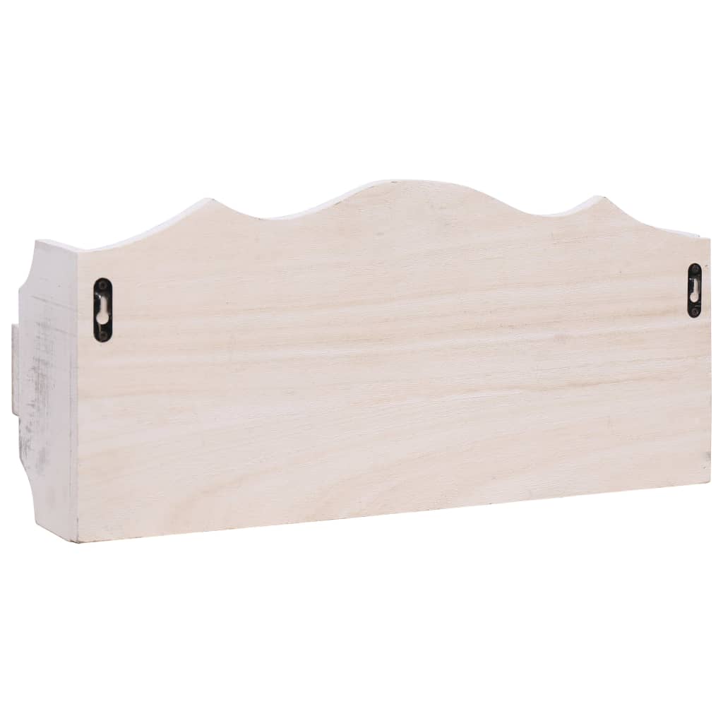 Porte-Manteau Mural Bois Blanc