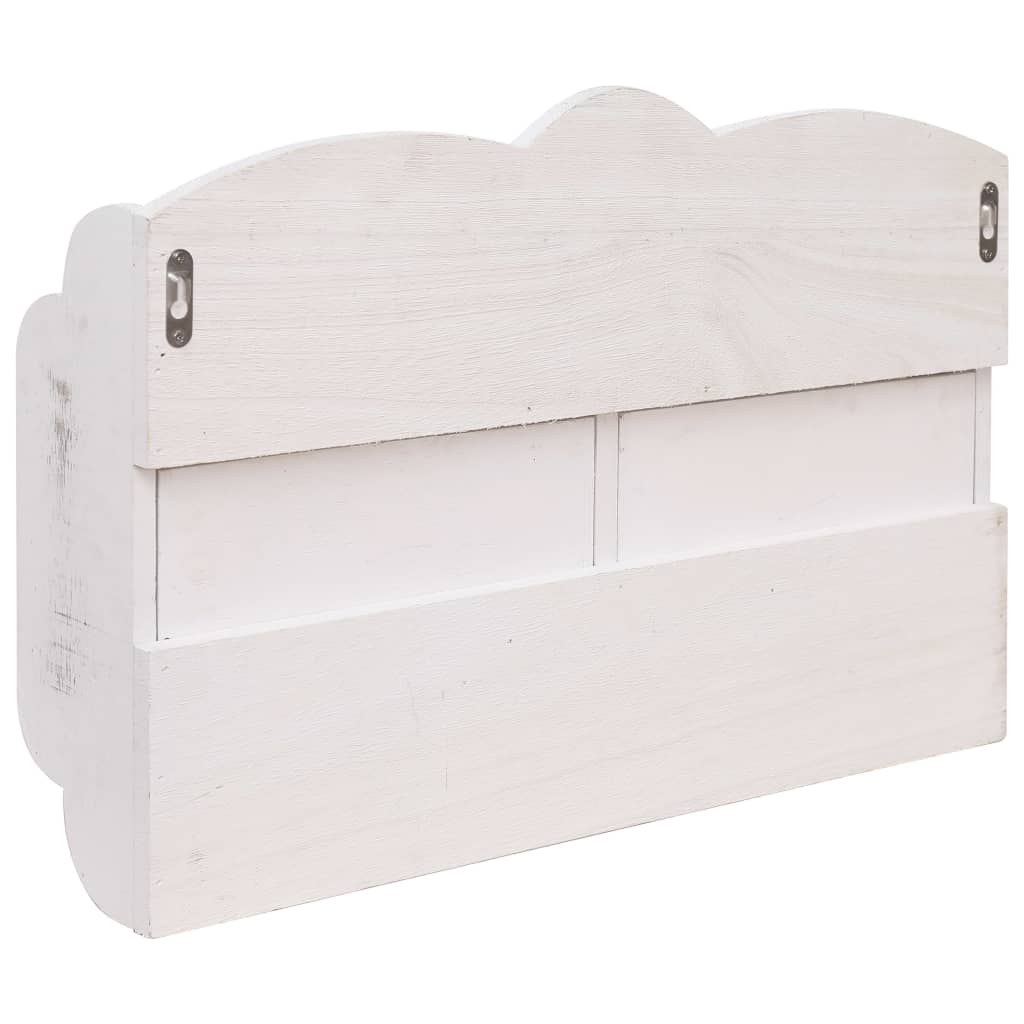 Porte-Manteau Mural Bois Blanc