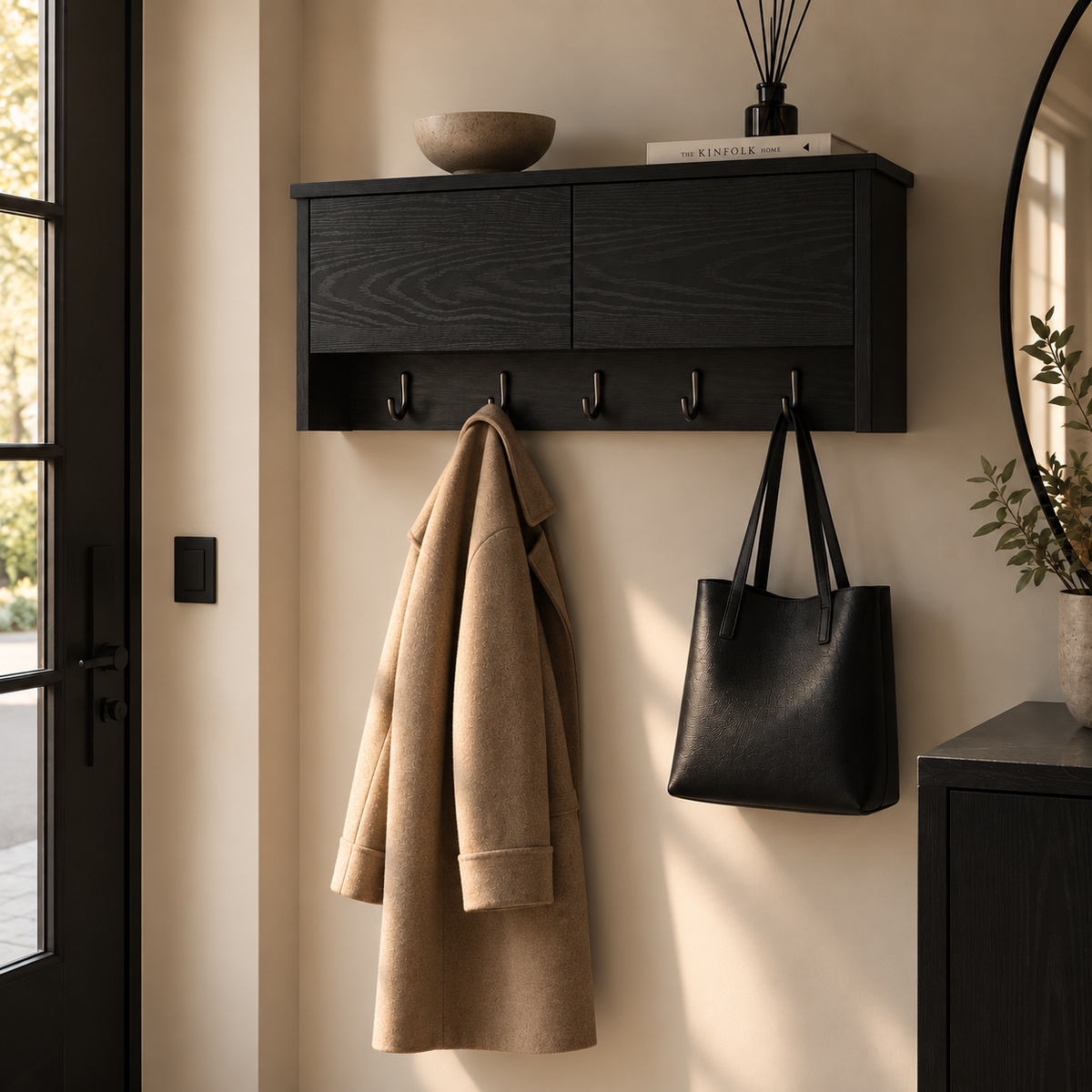 Porte-Manteau Mural Bois