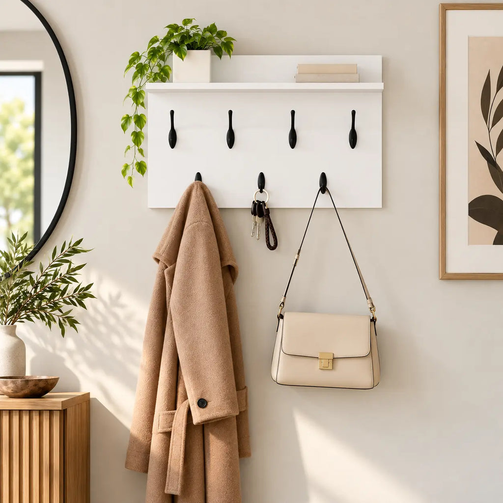 Porte-Manteau Mural Bois