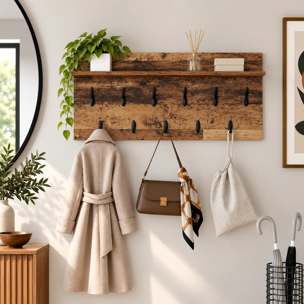 Porte-Manteau Mural Bois
