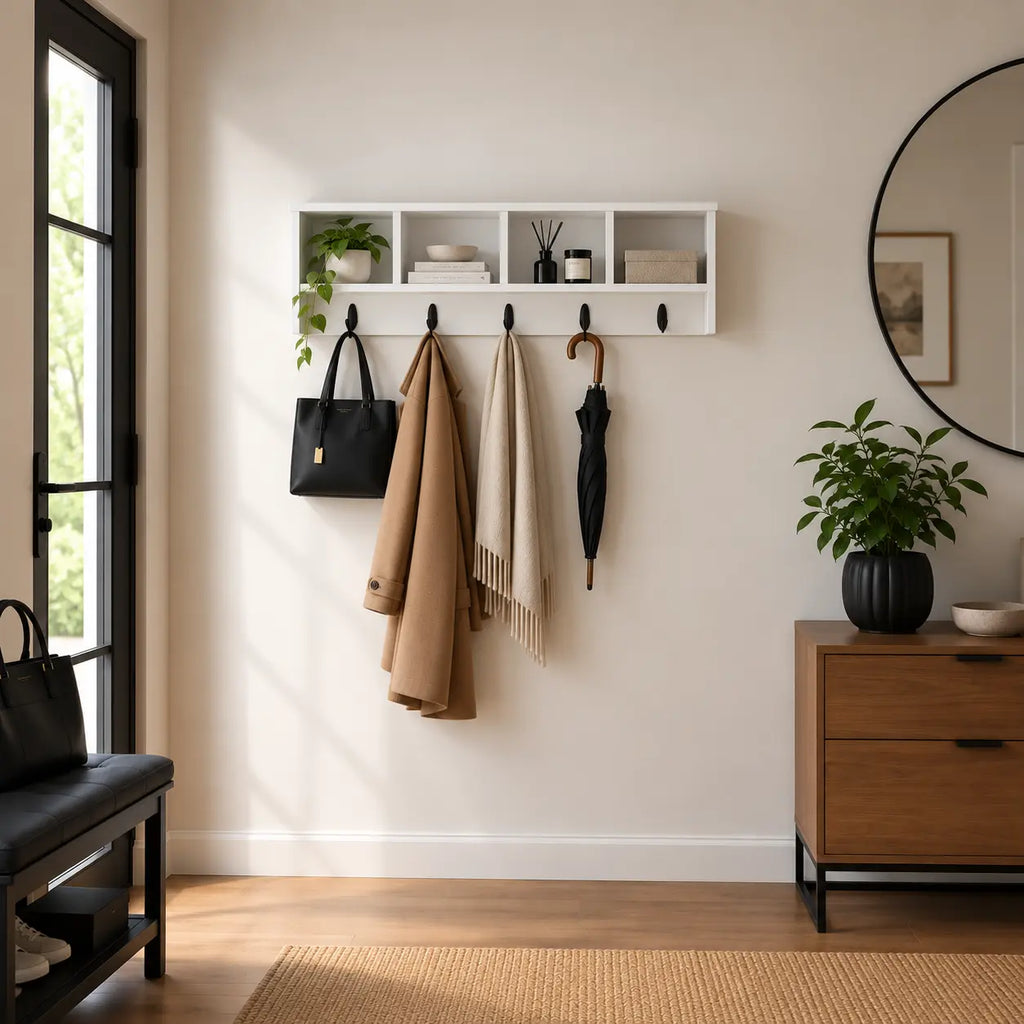 Porte-Manteau Mural Bois