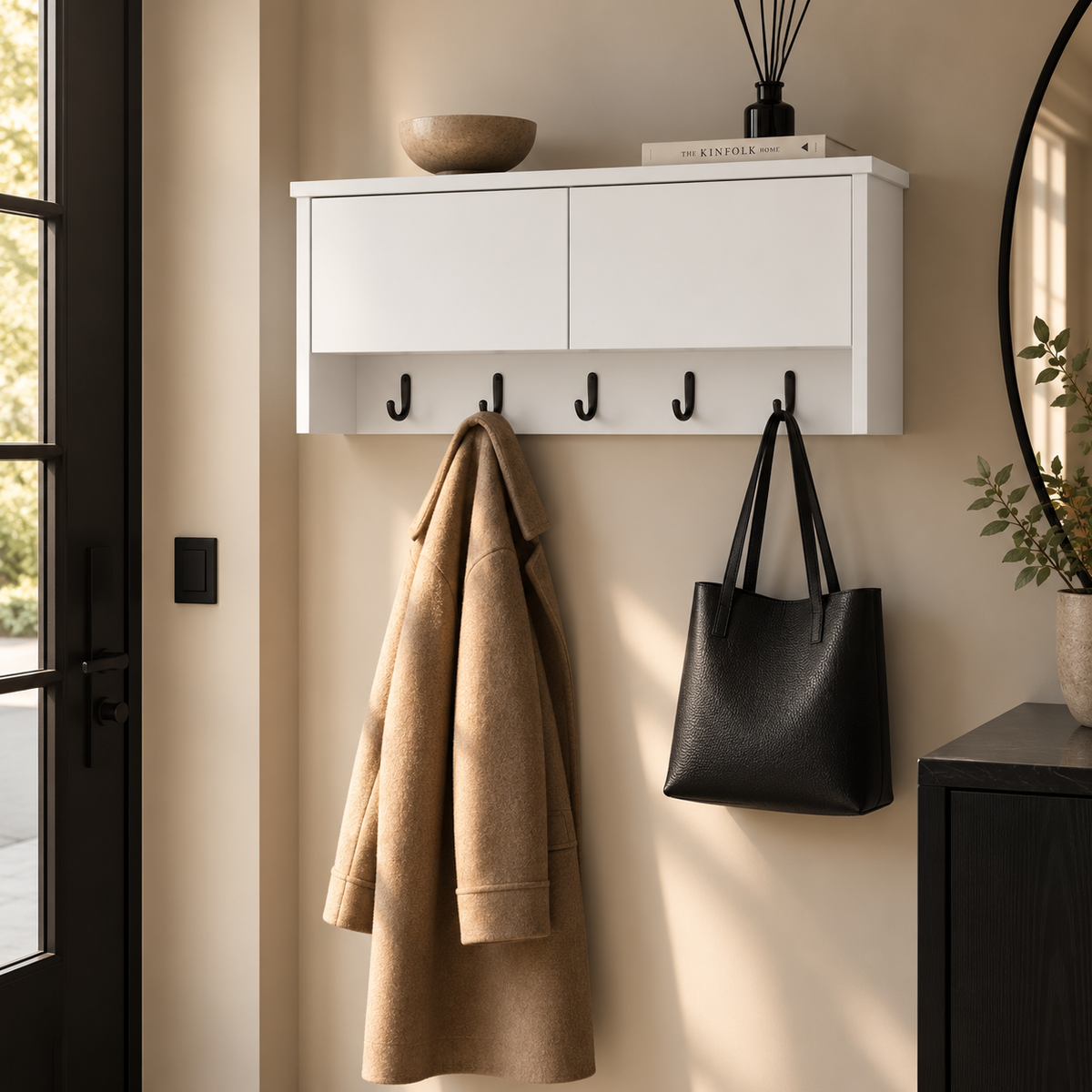 Porte-Manteau Mural Bois