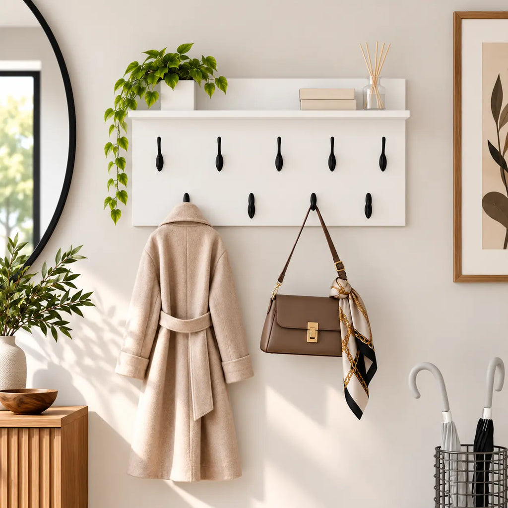 Porte-Manteau Mural Bois