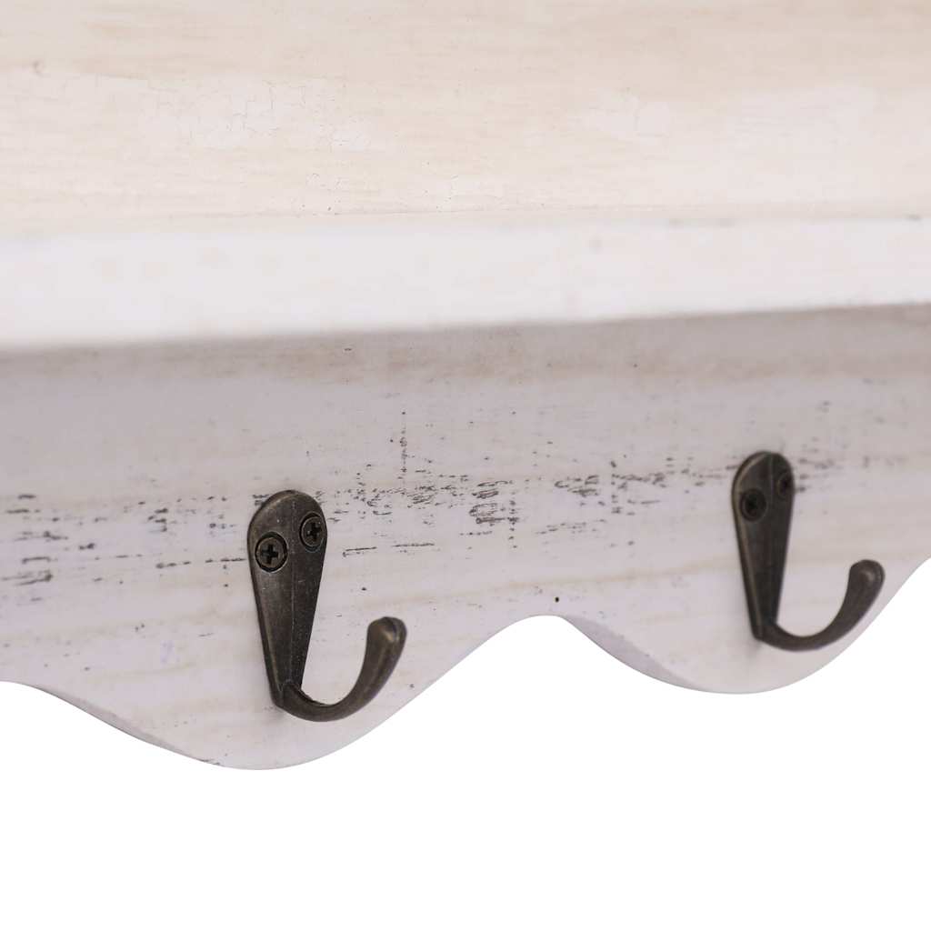 Porte-Manteau Mural Bois Blanc
