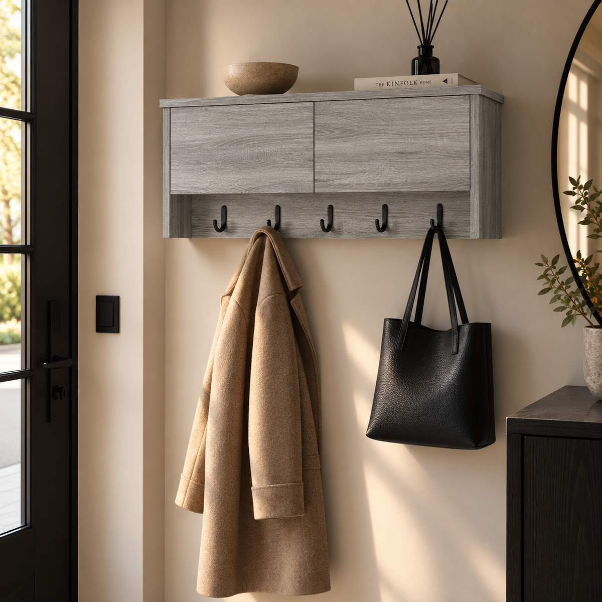 Porte-Manteau Mural Bois