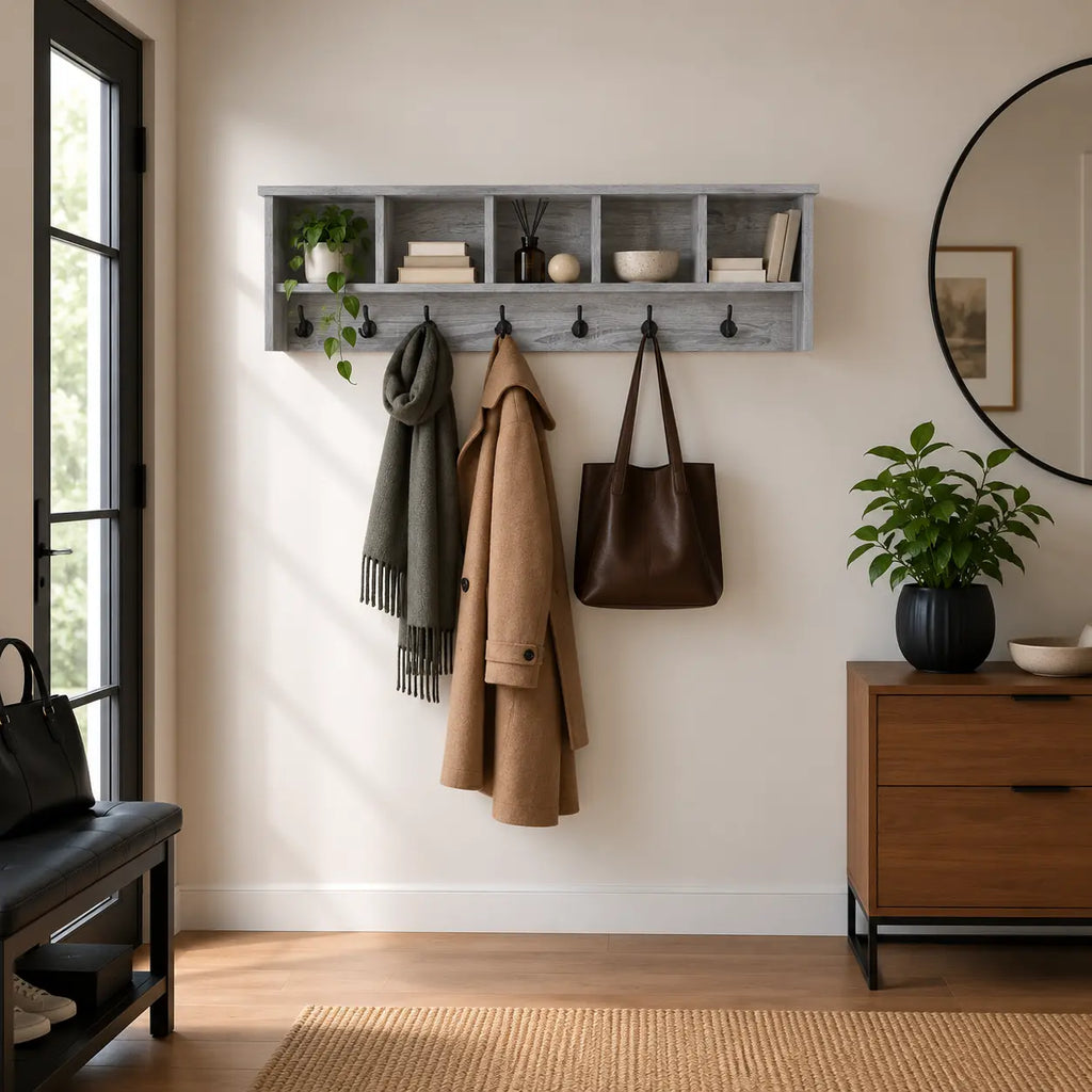 Porte-Manteau Mural Bois