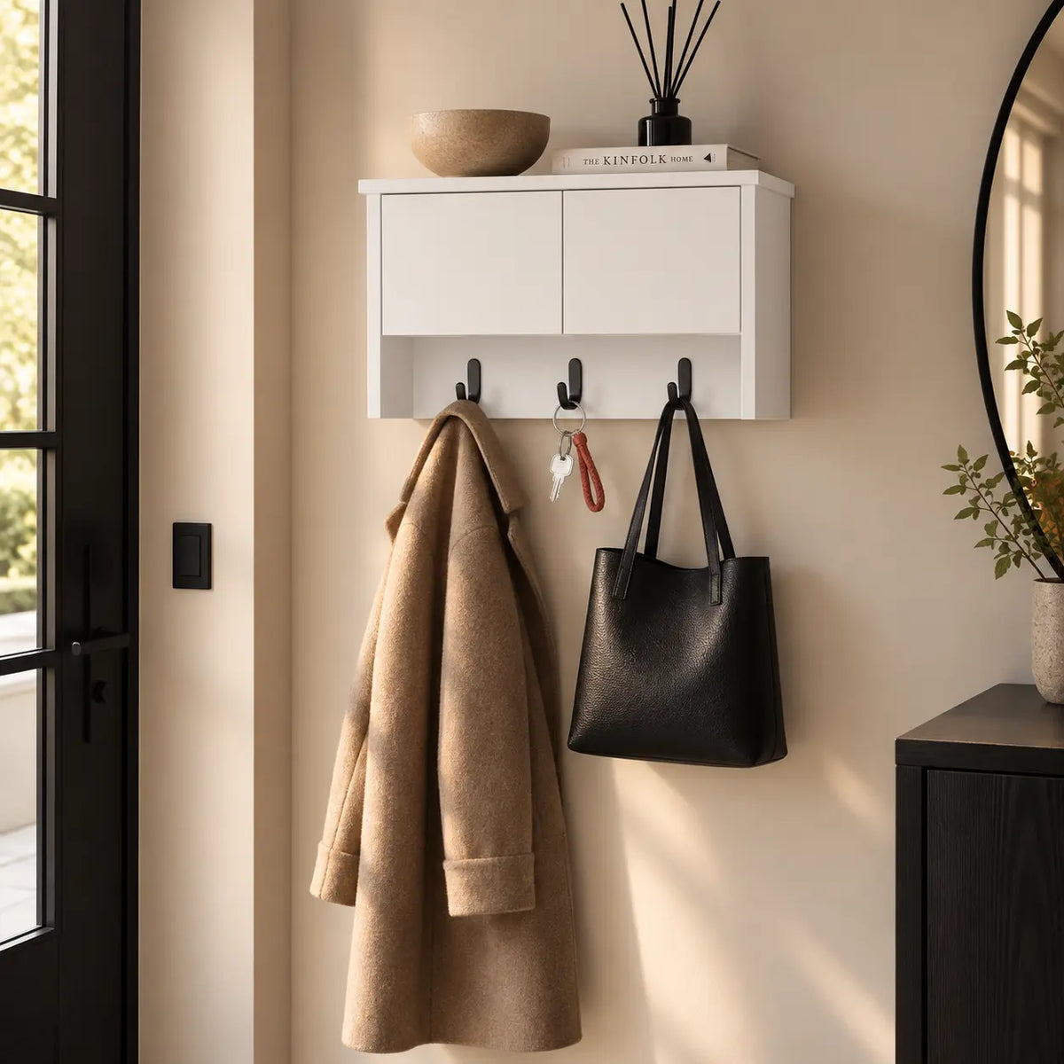 Porte-Manteau Mural Bois