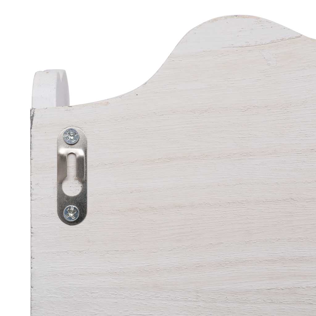 Porte-Manteau Mural Bois Blanc