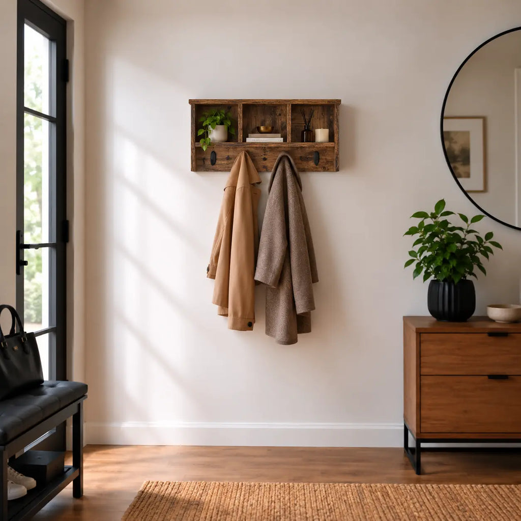 Porte-Manteau Mural Bois