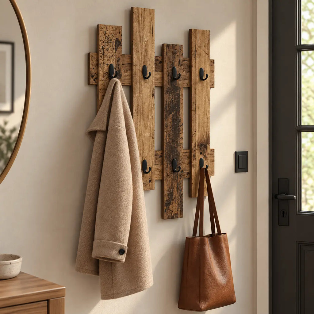 Porte-Manteau Mural Bois