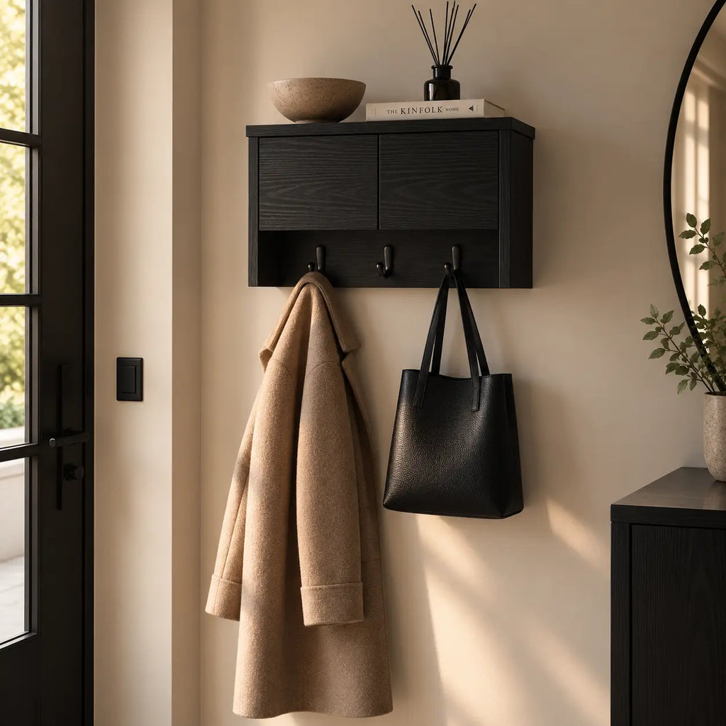 Porte-Manteau Mural Bois