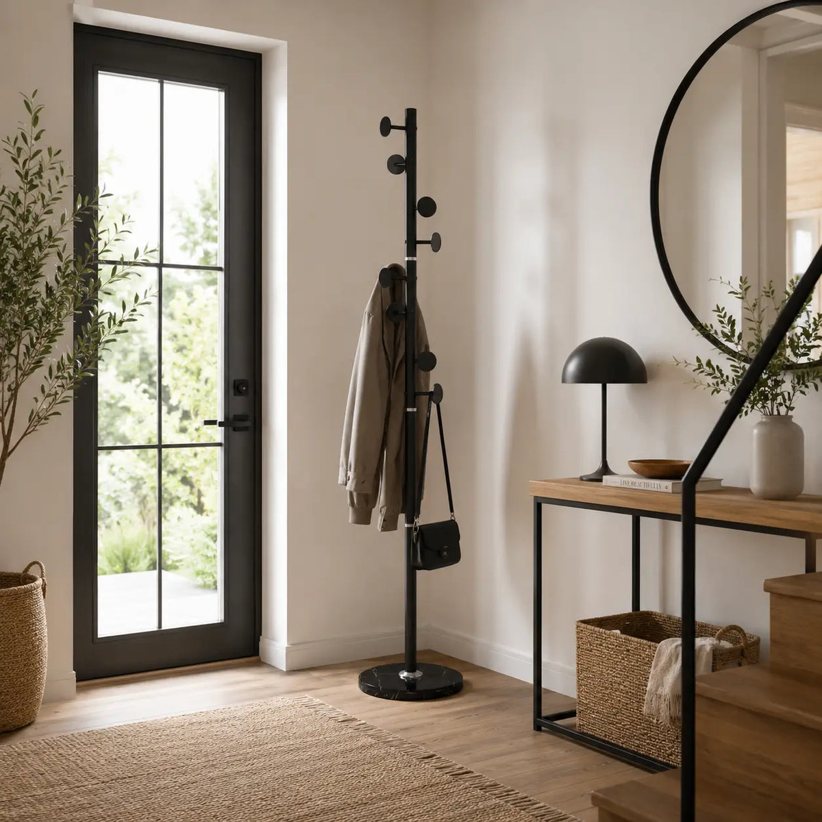 Porte-Manteau sur Pied Branche Champignon